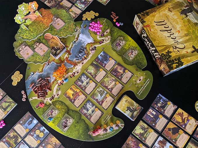 Everdell Board Game – Strategic Worker Placement &amp Tableau Building Game for Adults &amp Teens 1–4 Players Age 14+ Award-Winning Tabletop Fantasy Game