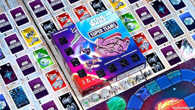 Star Wars Super Teams Board Game - Fast-Paced Strategy Race Through The Galaxy Fun for Families Kids &amp Adults Ages 7+ 2-4 Players 30 Minute Playtime Made by Zygomatic