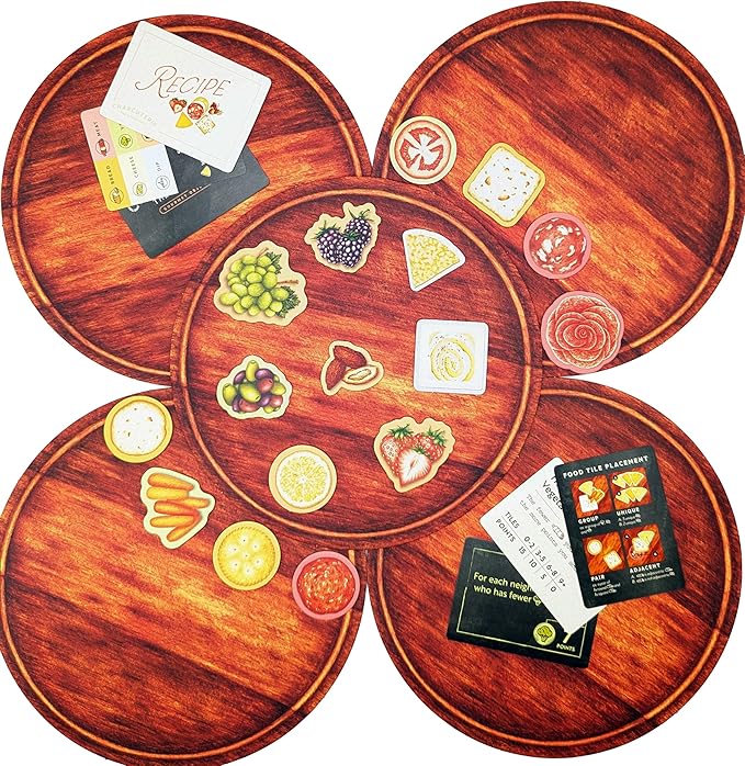 Charcuterie Board Game by 3WS - Deliciously Themed Strategy Game for 2-6 Players Ages 14+ - Perfect Food Lover's Game &amp Board Game Gift Idea for Family Night &amp Dinner Parties