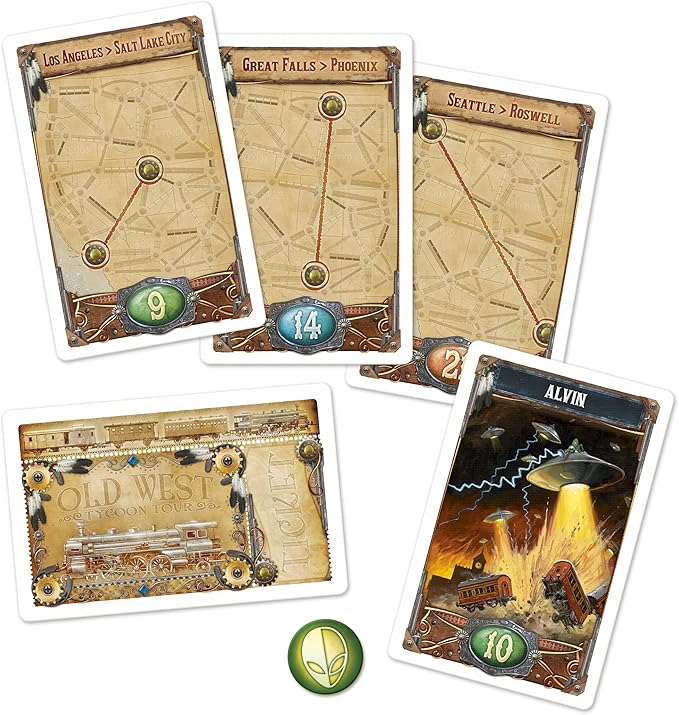 Asmodee Ticket to Ride France + Old West Board Game Expansion - Train Route Strategy Game Fun Family Game for Kids &amp Adults Ages 8+ 2-6 Players 30-60 Minute Playtime