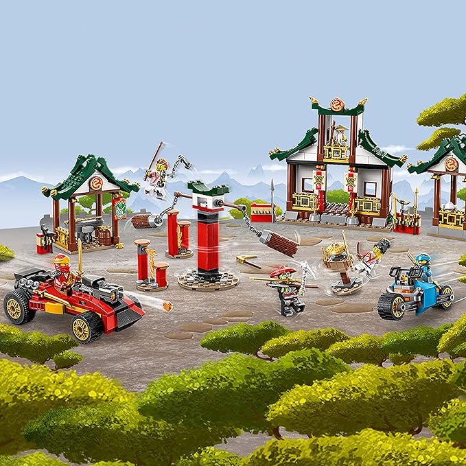 Lego NINJAGO Creative Ninja Brick Box 71787 Toy Storage Bricks to Build Dojo Ninja Car Motorbike 6 Minifigures &amp More Toys for Kids 5 Plus