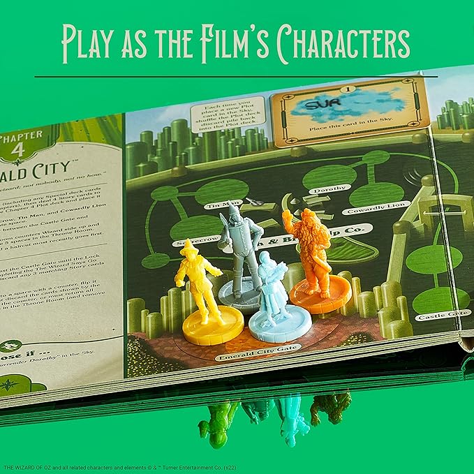 Ravensburger Wizard of Oz Adventure Book Game for Ages 10 &amp Up – Immersive Story-Based Gameplay | Detailed Miniatures | Ideal Gift for Brain Teaser Enthusiasts | Interactive Group Activity