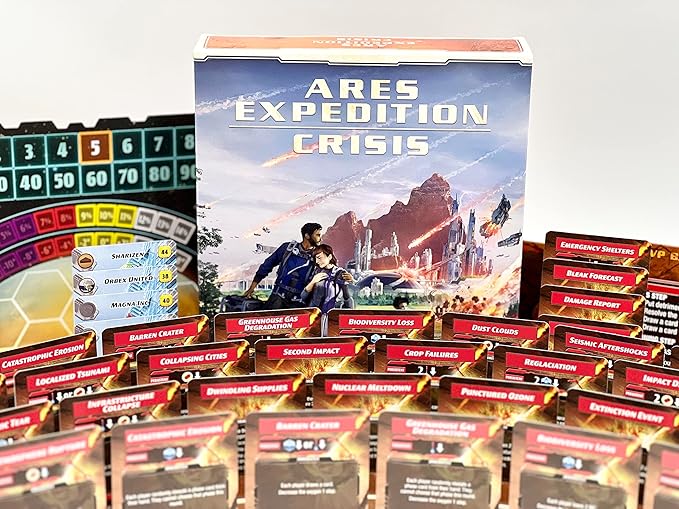 Stronghold Games Terraforming Mars Ares Expedition: Crisis - Cooperative Board Game Expansion - 2 to 4 Players Ages 14+