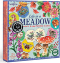 eeBoo: Memory and Matching Game - Life in a Meadow - 24 Pairs Develops Recognition Concentration Memory &amp Vocabulary Skills Age 3+