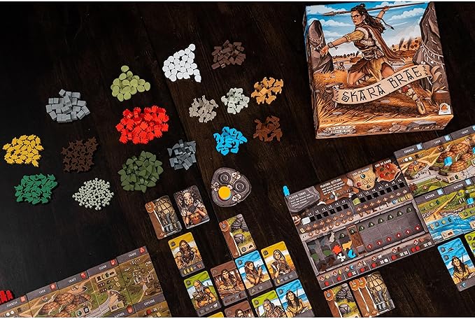 Renegade Game Studios Skara Brae Board Game Resource Management Strategy Develop Village Ages 13+ 1-4 Players