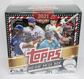 2021 Topps Holiday MLB Baseball Mega Box (100 Cards Total) One Relic or Autograph Per Box