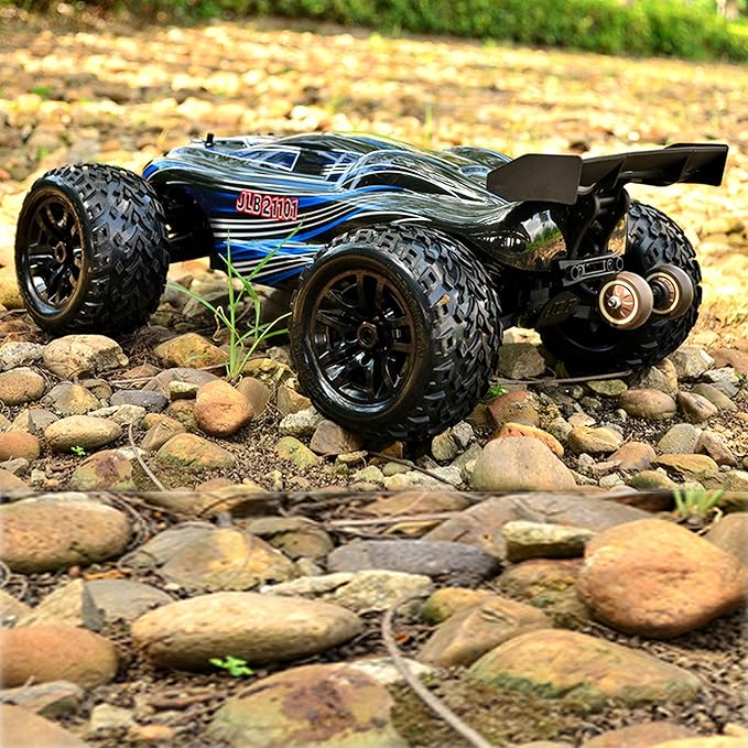 Jlbracing Cheetah 21101 1:10 RTR Brushless RC Truck 80km/h High Speed with 120A ESC 4WD Off-Road Monster Truck IPX7 Waterproof Electric RC Car for Adults - All Terrain for Snow/Sand