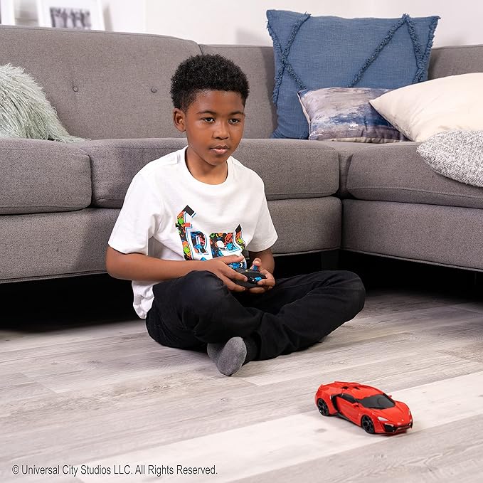 Jada Fast &amp Furious 7.5 Lykan Hypersport Remote Control Car RC with 2.4GHz Toys for Kids and Adults