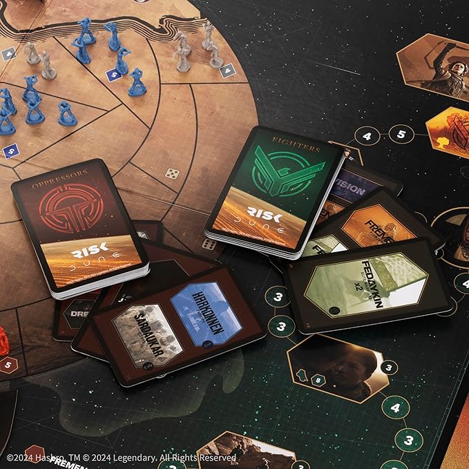 Risk: Dune Strategy Board Game for Dune Fans War Game Based on the Dune Movie Franchise Official Dune Merchandise &amp Collectible Ages 10 &amp Up 2 or 4 Players 60+ Minutes Play Time