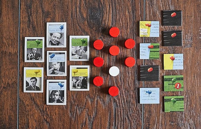 Capstone Games Watergate – 2 Player Strategy Board Game for Adults Historical Tabletop Game 30–60 Min Playtime Ages 12+ Competitive and Tactical Gameplay for Couples &amp Family Fun