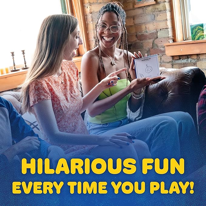 Telestrations 8 Player 2nd Edition Board Game Award Winning Hilarious and Unpredictable Must Have Party Game with a New Look Sketch What Your Read Then Guess What You Saw 4-8 Players Ages 10+