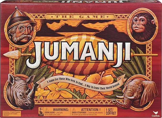 Spin Master Games Cardinal Games Jumanji The Game Action Game Multicolor