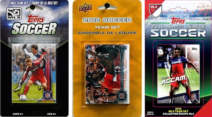 MLS 3 Different Trading Card Sets