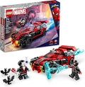LEGO Marvel Spider-Man Miles Morales vs. Morbius 76244 Building Toy - Featuring Race Car and Action Minifigures Adventures in The Spiderverse Movie Inspired Set Fun for Boys Girls and Kids