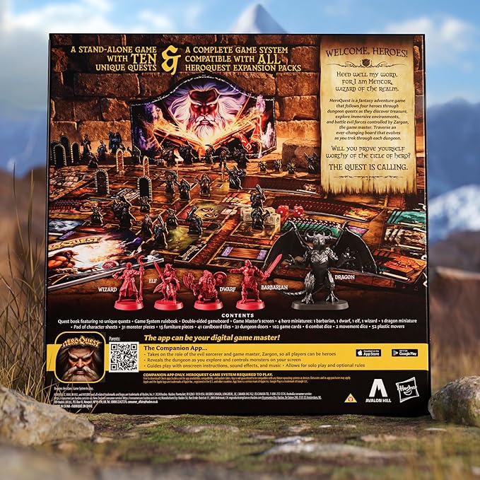 Avalon Hill HeroQuest First Light Game System Board Game - English Version