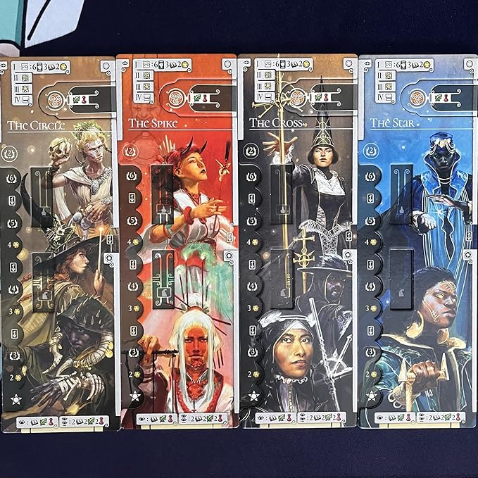 Evenfall - Strategy Board Game Engine-Builder Card Game Boundaries of Reality &amp Supernatural Dissolve Ages 14+ 1-4 Players 60+ Minutes