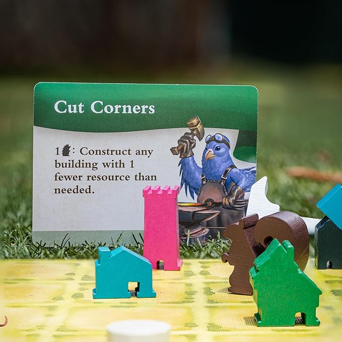 AEG Tiny Towns: Villagers Expansion | Talented Creatures Have Come to Visit | Adds Villagers New Buildings &amp Monuments | 1-6 Players | Ages 14+