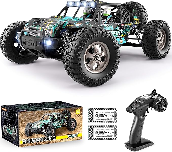 HAIBOXING 2995 Remote Control Truck 1:12 Scale RC Buggy 550 Motor Upgrade Version 42KM/H High Speed RC Cars Electric Powered 4X4 Off-Road RTR Ideal Hobby for Kids&amp Adults 40+ Min Play