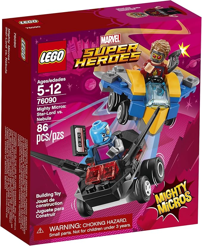 LEGO Marvel Super Heroes Mighty Micros: Star-Lord vs. Nebula 76090 Building Kit (86 Piece)