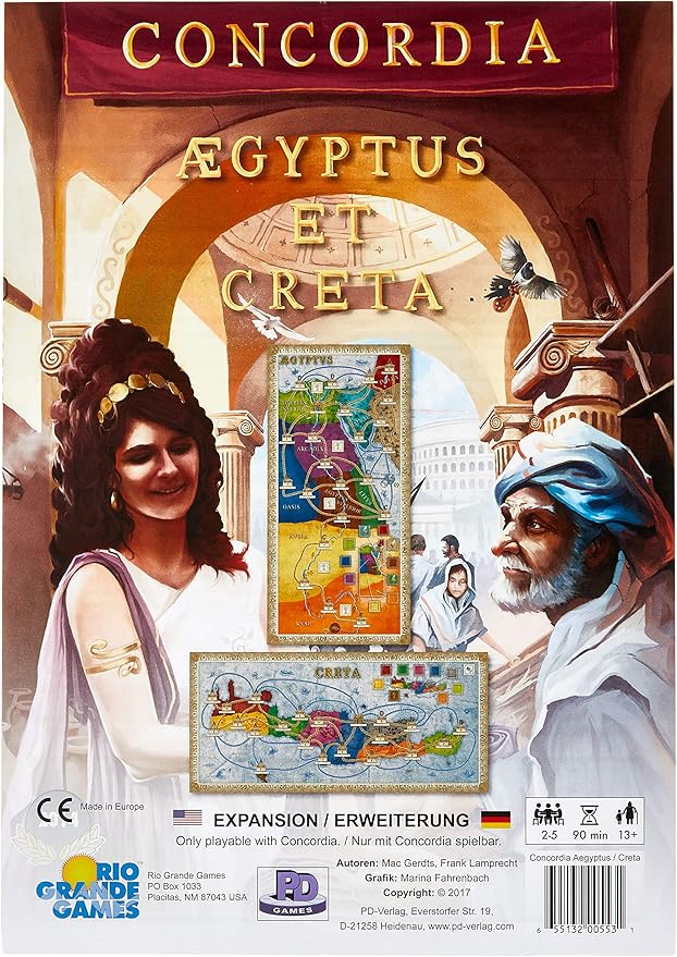 Rio Grande Games Concordia - Aegyptus &amp Creta