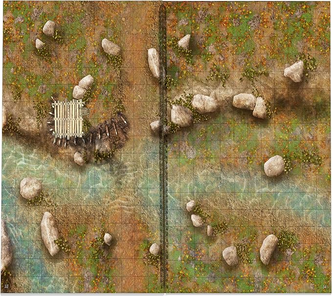 Giant Book of Battle Mats Wilds Wrecks &amp Ruins by Loke - Merchandise Game