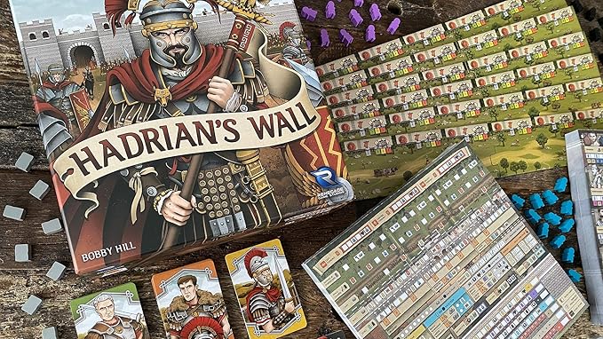 Renegade Game Studios: Hadrian's Wall Strategy Board Game 60 Minute Play Time 1 to 6 Players For Ages 12 and up
