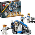 Lego Star Wars 332nd Ahsoka Company Clone Troopers Battle Pack - The Clone Wars Building Kit with Speeder Vehicle Tenon Launcher and Minifigures - Gift for Children from 6 Years Old 75359