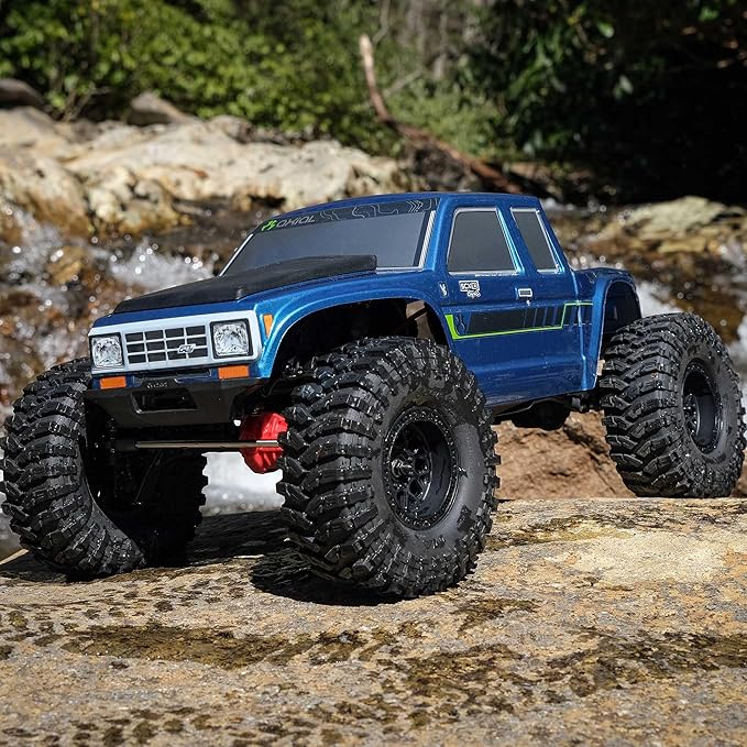 Axial RC Truck 1/10 SCX10 III Coyote 4X4 RTR Brushed Rock Crawler Blue AXI-2036T2 (Battery and Charger Not Included)