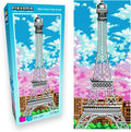 Pix Brix Pixel Art kit Puzzle Bricks - Eiffel Tower 12750 Pieces - Patented Colorful Building Bricks Create 2D and 3D Builds Without Water Iron or Glue - Stem Toys for Adults and Kids