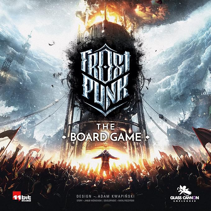 Frostpunk The Board Game - Manage Society in an Ice-Age Apocalypse! Cooperative Survival Strategy Game for Adults Ages 16+ 1-4 Players 120-150 Minute Playtime Made by Rebel Studio