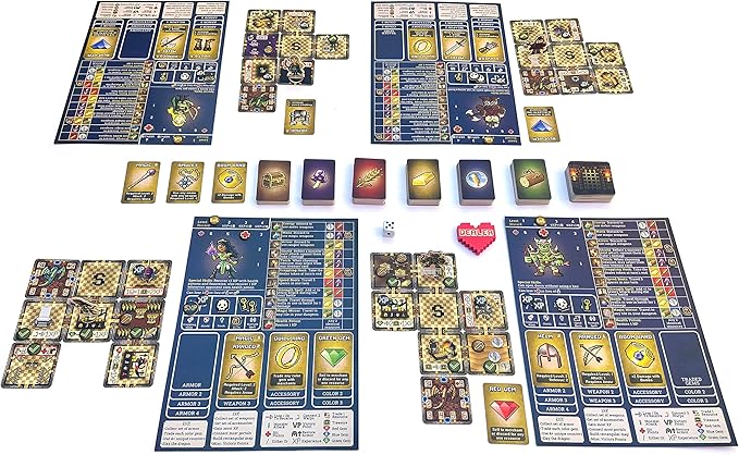 Dungeons and Feelings Board Game | Social and Strategy Hybrid Board Game | Ice Breaker | Story Telling | Question Game | RPG | Adventure | 1st Edition