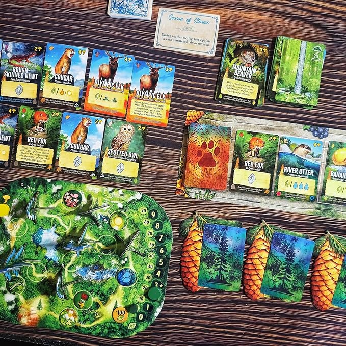Canopy Evergreen - Strategy Board Game - for 1 to 4 Players and Ages 10+