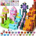 FQOIUD Magnetic Blocks - 150PCS Magnetic Building Blocks STEM Constructions Magnet Blocks for Boys Girls Age 3 4 5 6 7 8 9 10 Sensory Stacking Toy Christmas Birthday Gifts for Kids