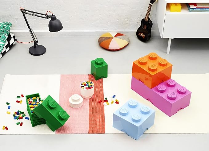 Room Copenhagen 8 LEGO Brick Box Yellow Green