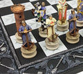HPL Medieval Times Crusades King Richard Christian Knights Chess Set with 17 Maltese Board
