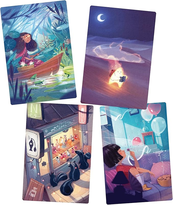 Asmodee Stella: Dixit Universe Board Game - Competitive Sky Exploration Image Association and Strategic Guessing Fun Family Game for Kids and Adults Ages 8+ 3-6 Players 30 Min Playtime