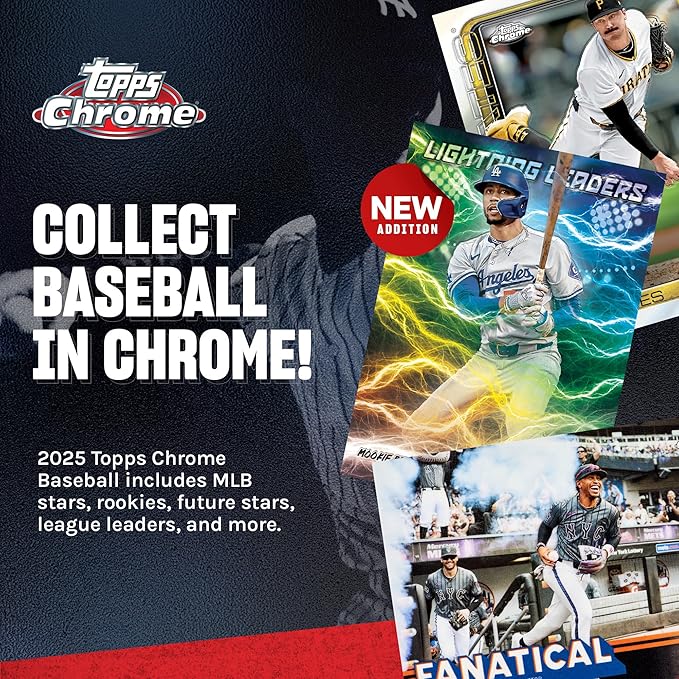 2025 Topps Chrome Baseball - Factory Sealed - Value Box