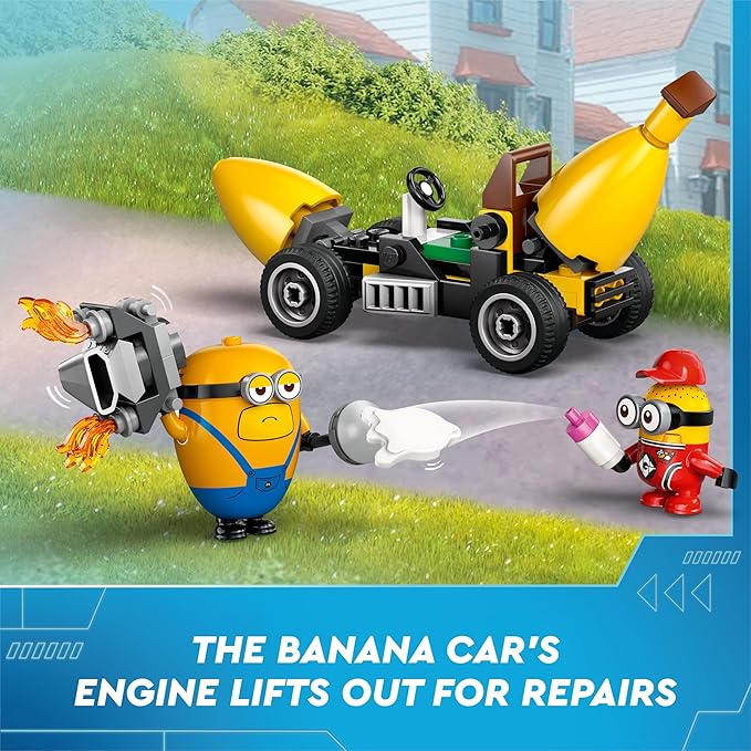 Lego Despicable Me 4 Minions and The Banana Car Playset to Despicable Me 4 Kids Toy Creative Minions Gift for Boys and Girls from 6 Years 75580