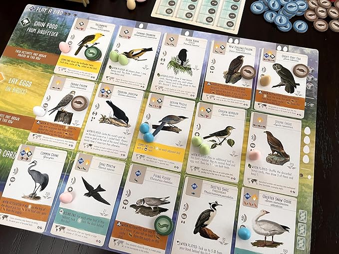 Stonemaier Games: Wingspan Fan-Designed Bird Promo Packs | 150 New Birds Designed by Fans Using Powers from Base Game &amp Expansions | Art Consistent with Existing Birds | Wingspan Base Game Require
