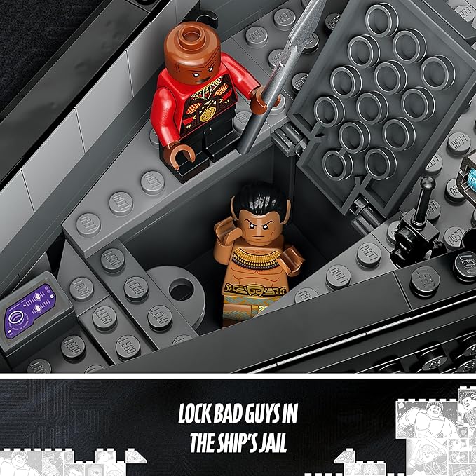 Lego® Super Heroes Marvel Black Panther: War on The Water 76214 Building Toy SetWakanda Forever Super Hero playset for Kids Aged 8+