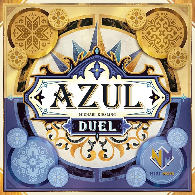 Asmodee Azul Duel Board Game - Competitive Head-to-Head Tile-Placement Strategy Game Stunning Mosaic Art and Quick Gameplay for Kids &amp Adults Ages 8+ 2 Players 30-45 Minute Playtime