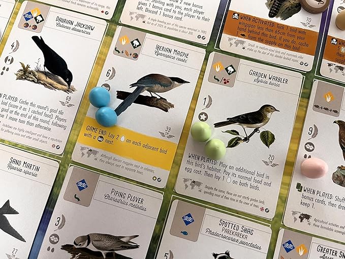 Stonemaier Games: Wingspan Fan-Designed Bird Promo Packs | 150 New Birds Designed by Fans Using Powers from Base Game &amp Expansions | Art Consistent with Existing Birds | Wingspan Base Game Require