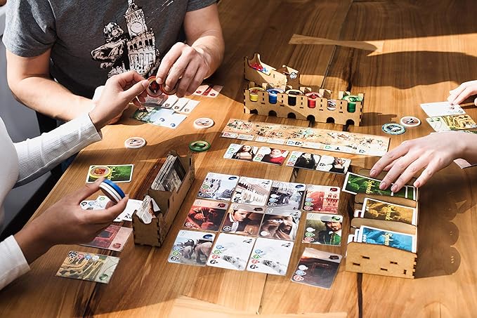 TowerRex Organizer for Splendor Board Game and Cities of Splendor Expansion Storage Insert Accessories Upgrade