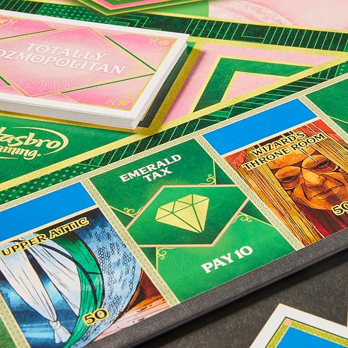 Monopoly Wicked Edition Board Game | Inspired by The Motion Picture | Ages 8+ | 2 to 6 Players | 30 Mins. | Family Games for Kids Teens and Adults