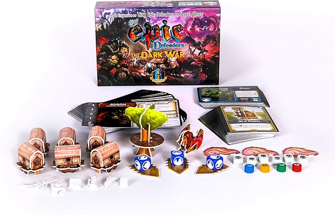 Gamelyn Games Tiny Epic Defenders The Dark War Expansion Multiplayer Strategy Board Game for Family &amp Friends