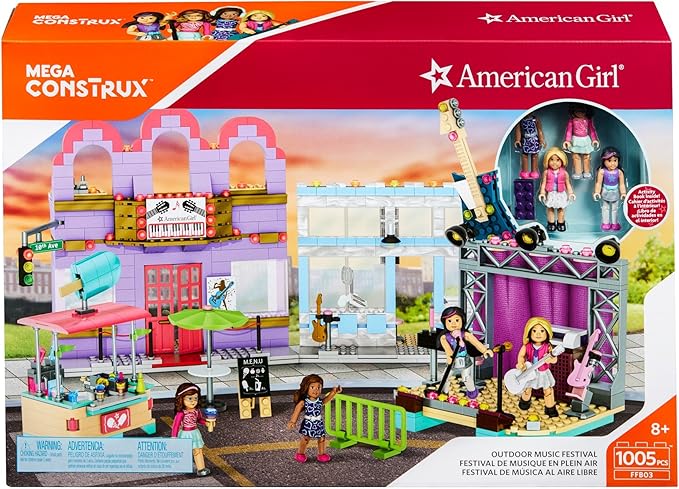 Mega Construx FFB03 American Girl Outdoor Music Festival Building Toys Multicolor