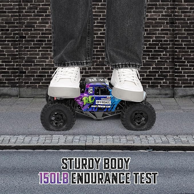 Remote Control Truck1:12 4x4 Offroad Waterproof RC Trucks Large Amphibious Remote Control CarDual Motors Crawler Vehicle Monster Toys with 2 Rechargeable Batteries Best Gift for Kids Adults
