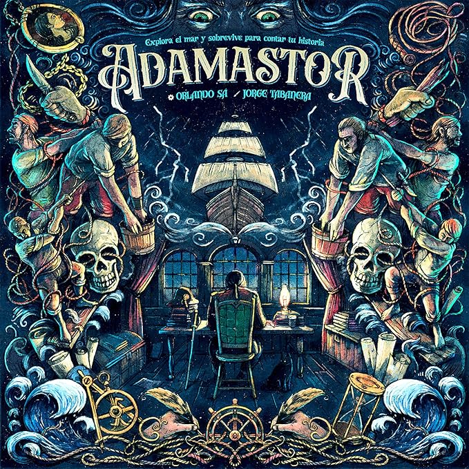 Adamastor Board Game - Hand &amp Tableau Management Strategy Game Set in The Age of Discovery Story-Driven Family Fun for Kids &amp Adults Ages 14+ 1+ Players 30 Minute Playtime