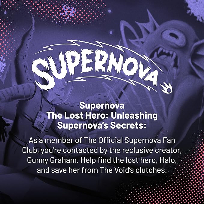 Hunt A Killer Supernova - Comic Book Mystery Game - for Fans of Sci-Fi &amp Puzzle Solving - Great for Game Night with Friends &amp Family or Date Night