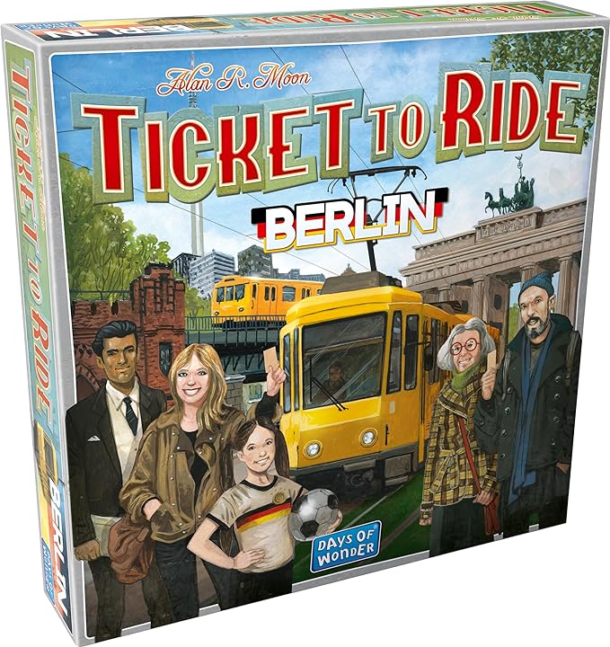 Asmodee Ticket to Ride Berlin Board Game - Train Route-Building Strategy Game Fun Family Game for Kids &amp Adults Ages 8+ 2-4 Players 10-15 Minute Playtime